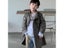 Spring Boys Solid Color Workwear Style Long Style Trench Jackets Children Carousel 7