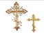 2pcs Cross Pattern Clothes Patches Compact Iron Patches Cross Shaped Coat Patch Carousel 1