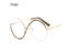 New Fashion Round Frame Anti Blue Light Women Glasses Quality Retro Metal Legs Carousel 8