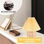 Table Lamp With Pleated Lampshade Small Night Light Bedside Desk Light Bedroom Carousel 3