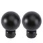 2pcs Decorative Curtain Rod End Curtain Rod Head Plug Window Curtain Rod Decor Carousel 3