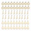 60 Pcs Bling Accessories Wood Earrings Charms Earring Accessories Unpolished Ea Carousel 1