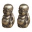2 Pcs Desktop Decor Lucky Buddha Statue Buddha Figurines Fengshui Buddha Statue Carousel 3