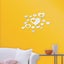 Removable Mirror Surface 3d Love Heart Wall Stickers Art Wall Mural Window Glas Carousel 2