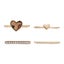 5 Pcs Watch Strap Decorative Charms Golden Rings Loops For Smartwatch Band Carousel 2