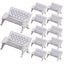 15pcs Mini House Bench Model Miniature Bench Doll Furniture Model Decor Carousel 3
