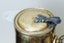 Antique Large Brass Insulated Hot Water Pitcher Jug Carousel 4