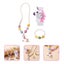 Bracelets Beaded Girls Bracelet Necklace Children Unicorns Design Necklace Girl Carousel 3