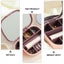 Portable Jewelry Box Necklace Earrings Lipstick Organizer Case With Mirror Carousel 2