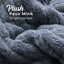 Dreamaker Faux Mink Heated Throw Blue Grey 160x120cm Carousel 3