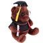 23cm Dark Brown Stuffed Bear Plush Toy Bear With Graduation Hat Shape Doll Grad Carousel 3