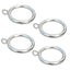 14pcs Metal Curtain Rings With Eyelet For Showers Bedroom Living Room Curtain H Carousel 2