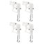 4 Pcs Heavy Duty Curtains Hexagon Wand Tilter Horizontal Blinds Tilt Hook Heavy Carousel 1