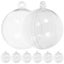40pcs Clear Fillable Ball Ornament Xmas Fillable Ball Hanging Pendant For Diy C Carousel 2