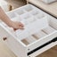 5PCS Drawer Dividers Drawer Storage Organizer DIY Grid Drawer Dividers-38*11cm Carousel 6
