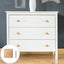 10 Pcs Minigrip Square Wood Cabinet Pulls Dresser Knobs Square Closet Pulls Bar Carousel 3
