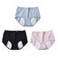 3pcs Women Cotton Menstruation Underpants Breathable Menstruation Briefs Carousel 1