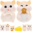 1 Set Of Realistic Hamster Cheese Decor Hamster Figurines Hamster Statue Miniat Carousel 1