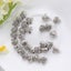 30pcs Diy Jewelry Accessories Round Beads Pendant Diy Jewelry Making silver Carousel 5