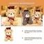 Graduation Bear Plush Stuffed Bear Lovely Plush Toy Graduation Bear Gift Carousel 3