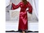 Women Long Bathrobe Kimono Satin Nightdress Nightgown Nightwear Sleepwear Soft Carousel 3