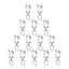 12pcs Curtain Track Pulley Curtain Rail Roller Curtain Track Wheels With Hook Carousel 3