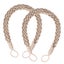 2pcs Hand Tied Curtain Clip Buckle Holdback Fabric Drapery Curtain Tiebacks Win Carousel 1