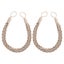 2pcs Hand Tied Curtain Clip Buckle Holdback Fabric Drapery Curtain Tiebacks Win Carousel 2
