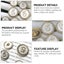 20pcs/ Set Alloy Sewing Buttons Blazer Button Diy Decoration For Craft Carousel 4