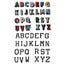 2 Sets Of Alphabet Patches Iron On Applique Sew On Clothing Bag Patches Decor Carousel 1