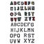 2 Sets Of Alphabet Patches Iron On Applique Sew On Clothing Bag Patches Decor Carousel 2