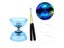 5 Color Triple Bearing Diabolo With LED Light Up Chinese Yoyo Toy Juggling Carousel 6