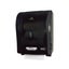 Dolphy Auto-Cut Lockable ABS Paper Towel Dispenser - Black Carousel 1