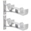 2pcs Curtain Fittings Aluminum Alloy Double Bracket Fish Type Double Code Curta Carousel 1