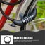 2pcs Wear resistant Bike Locks Convenient Motorcycle Locks Professional Cable L Carousel 2