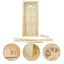 Nativity Decor Fairy House Door Furniture Model Toy Education Learning Toy Mini Carousel 3