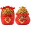 2 Pcs Boy Piggy Banks Kids Ingot Figurine Kids Coin Bank Chinese Feng Shui Bowl Carousel 1