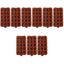 9 Pcs Maple Leaf Chocolate Dessert Baking Molds Silicone Molds random Color Carousel 3