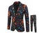 Red Printed Men's Christmas Suit Jacket Pants Black Green Blue S-4XL Carousel 2