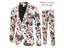 Red Printed Men's Christmas Suit Jacket Pants Black Green Blue S-4XL Carousel 1