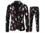 Red Printed Men's Christmas Suit Jacket Pants Black Green Blue S-4XL Carousel 5