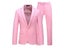 Red 2 Piece Men's Wedding Party Suit - Coat Pants - Big Size Terno - Carousel 4