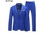 Red 2 Piece Men's Wedding Party Suit - Coat Pants - Big Size Terno - Carousel 5