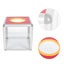 1pc Transparent Annual Meeting Lottery Box Prank Simple Draw Box Carousel 4