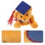 Plush Doctor Bear Keychain Stuffed Animal Pendant Lovely Bear Doll Key Ring Carousel 3