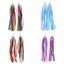 1 Pair Practical Childrens Scooter Bike Handlebar Streamers Grips Tassels Ribbo Carousel 4