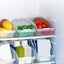 2 Pcs Flatware Storage Box Refrigerator Egg Tray Fruits Vegetables Boxes Fridge Carousel 2
