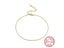 Rinntin 925 Silver 14K Gold Women's Paperclip Chain Anklet Foot Chain Jewelry Carousel 1