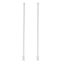 2 Pcs Retractable Curtain Rod Tension Closet Pole Tension Curtain Rod Door Curt Carousel 1