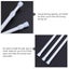 2 Pcs Retractable Curtain Rod Tension Closet Pole Tension Curtain Rod Door Curt Carousel 5